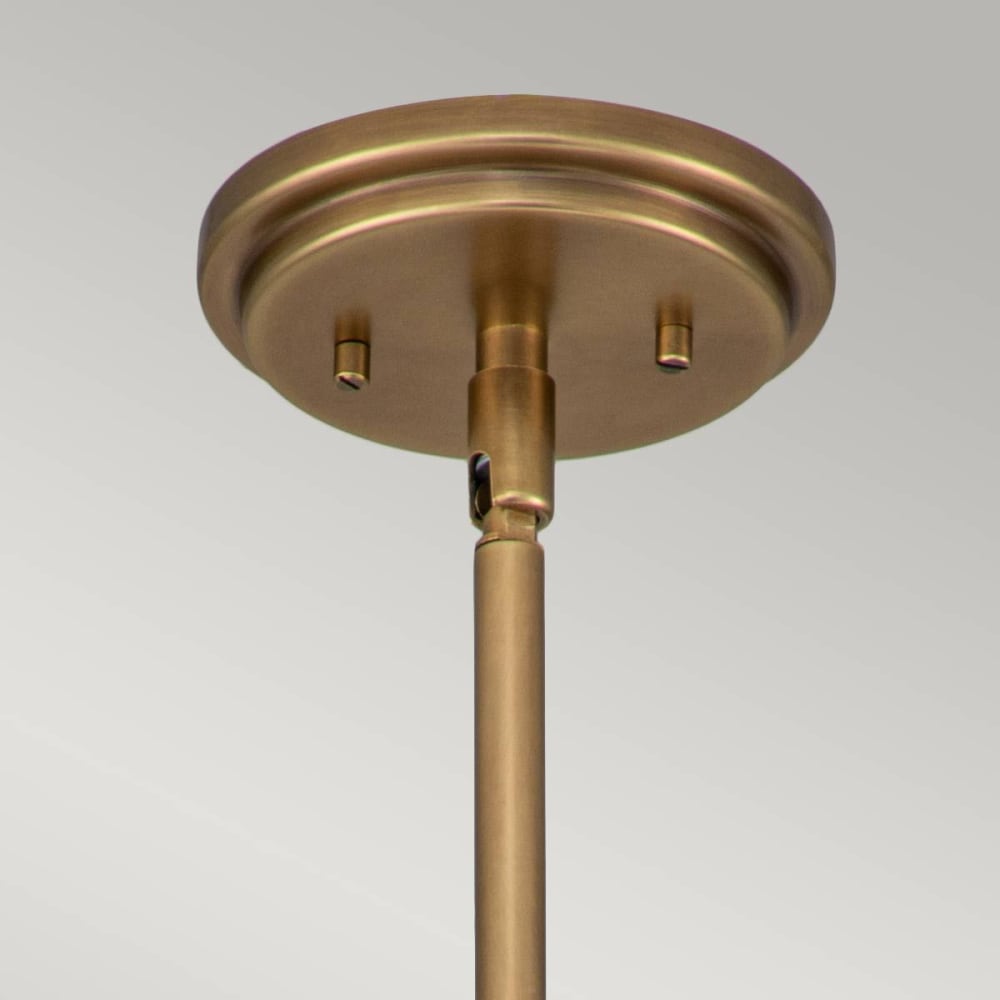 Suspension grappe en acier finition bronze mat métallique — vue 4