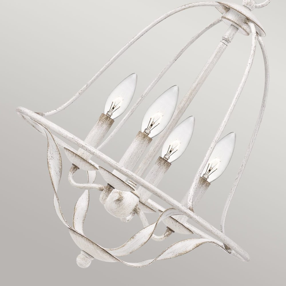 Suspension en acier finition blanc antique — vue 4