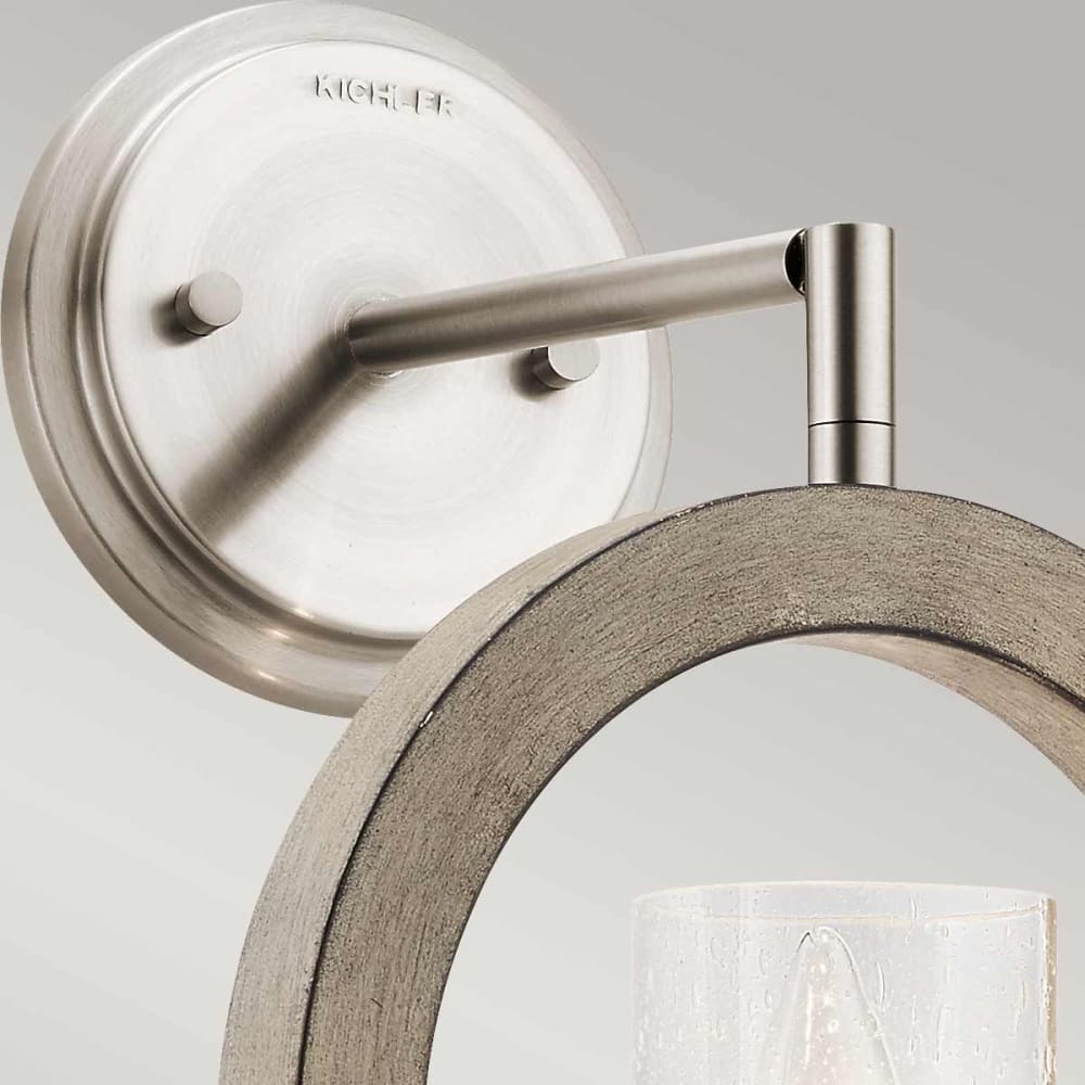Suspension en acier verre finition gris antique vieilli — vue 4