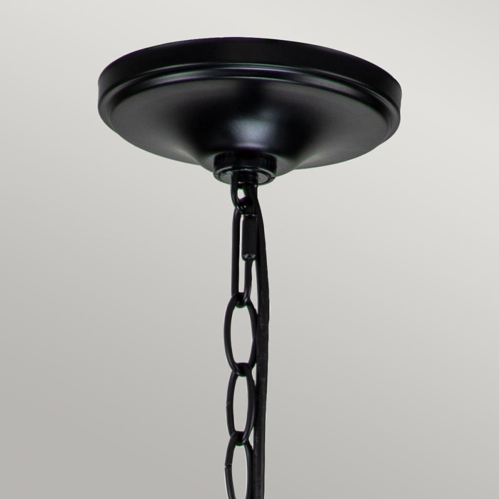 Lustre en acier finition noir — vue 4