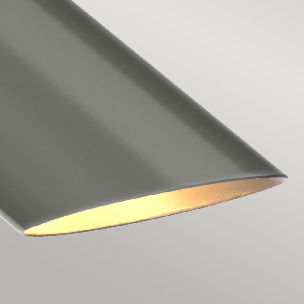 Lampe de table en acier doux finition gris foncé et nickel poli — vue 3