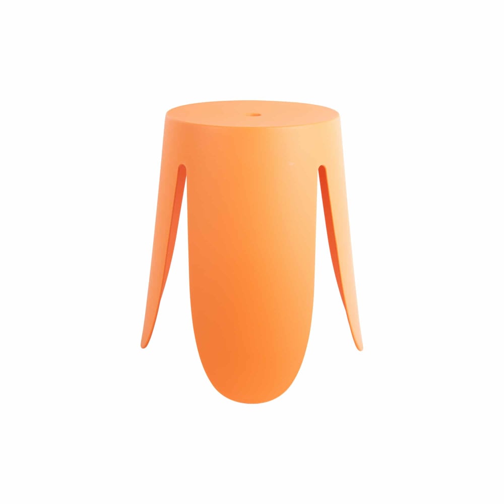 Pouf polypropylène - pp orange ø43cm