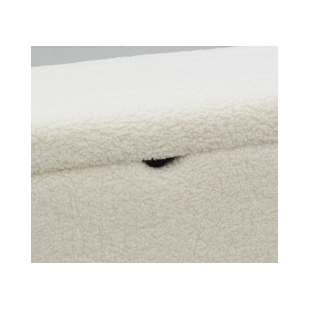 Coffre en bois et bouclettes blanc (Aubry Gaspard) - Image 2