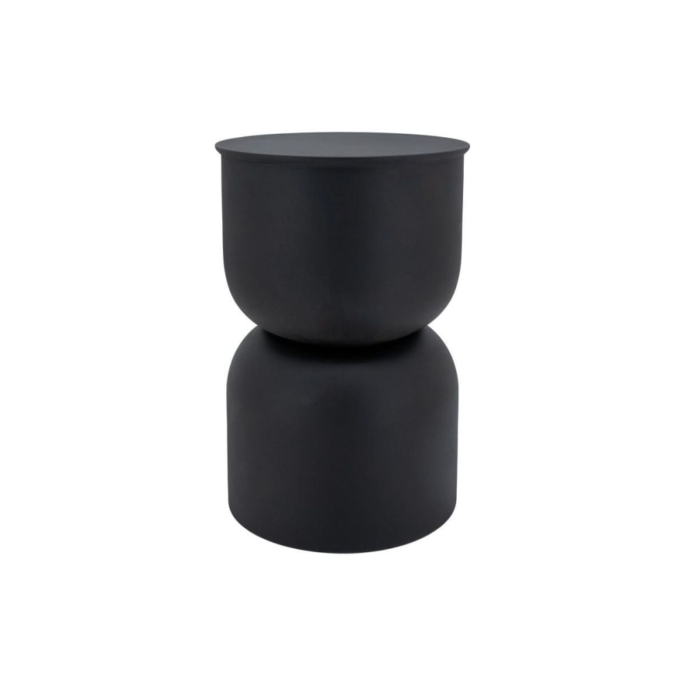 Bout de canapé en métal  noir