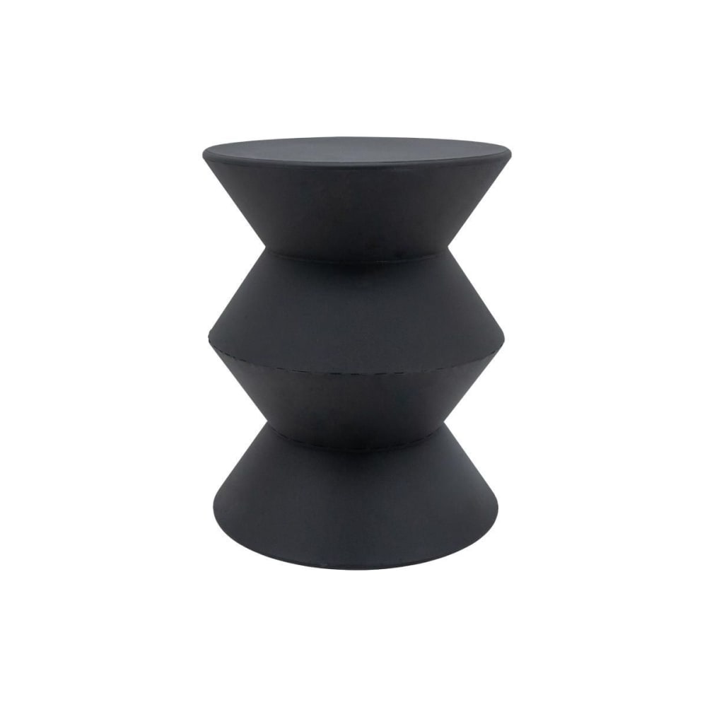 Bout de canapé en métal  noir