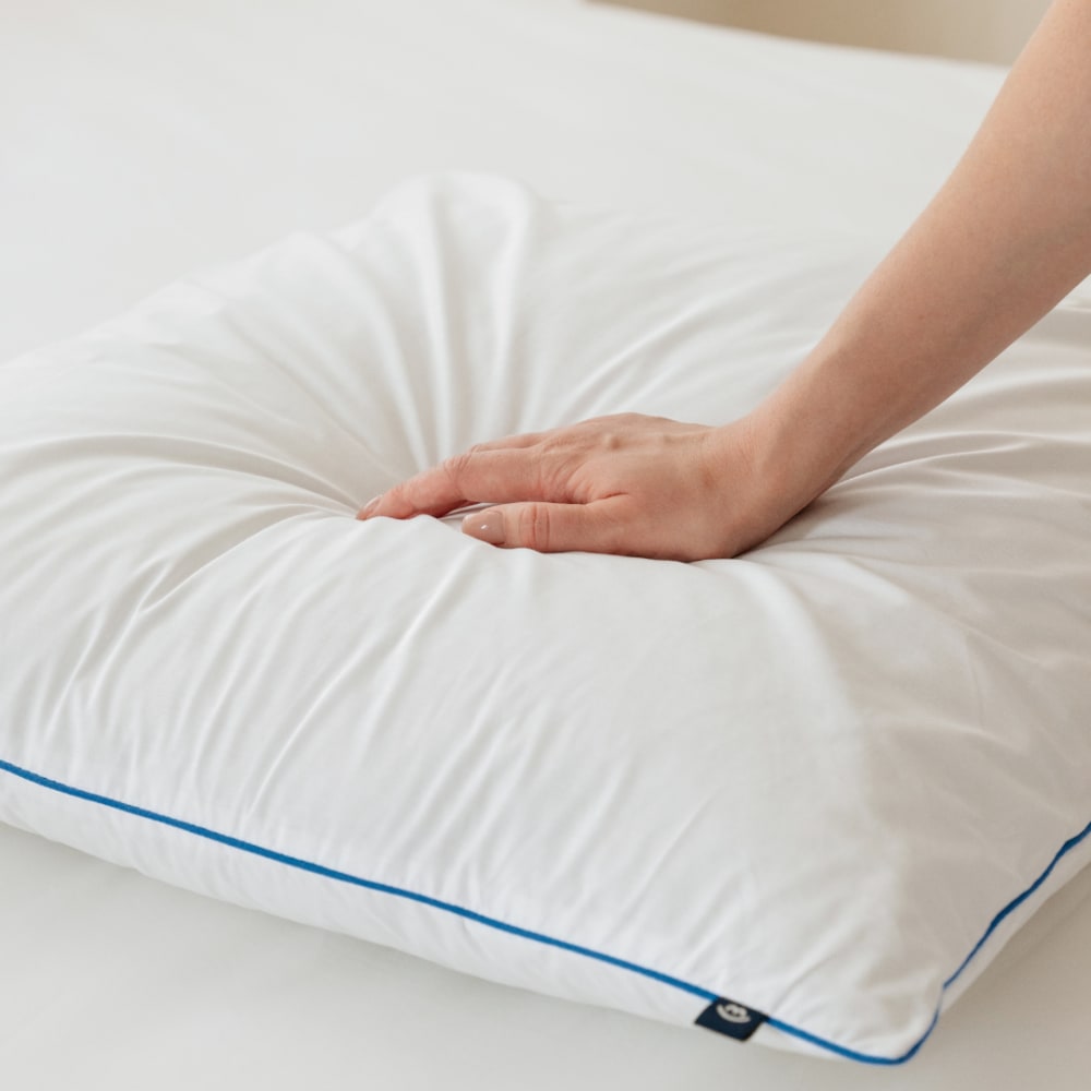 Oreiller moelleux coton et polyester 60x60 épais 12cm — vue 4