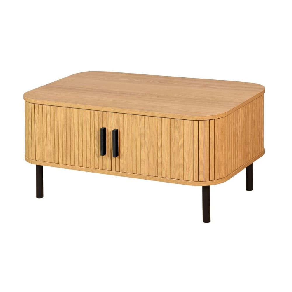 Table basse porte coulissante