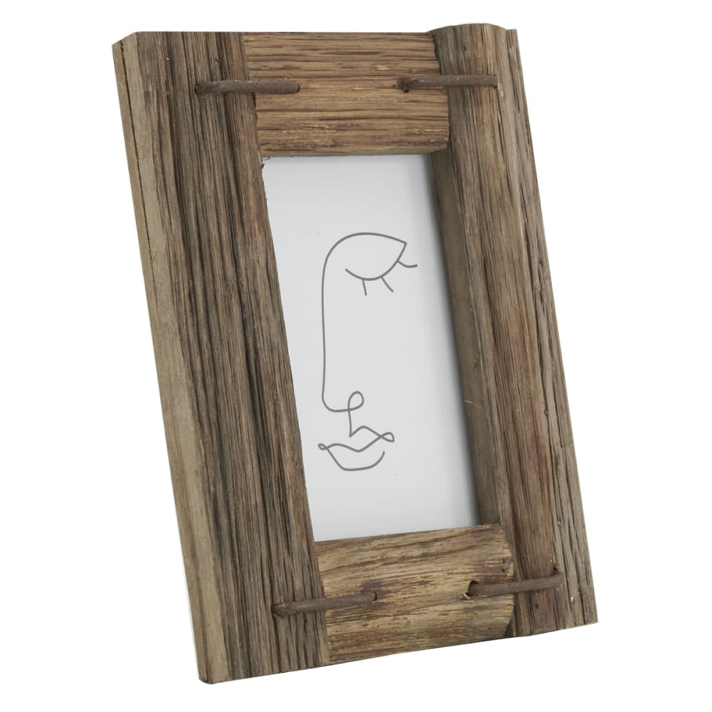 Cadre photo 10x15cm en bois recyclé 1 photo