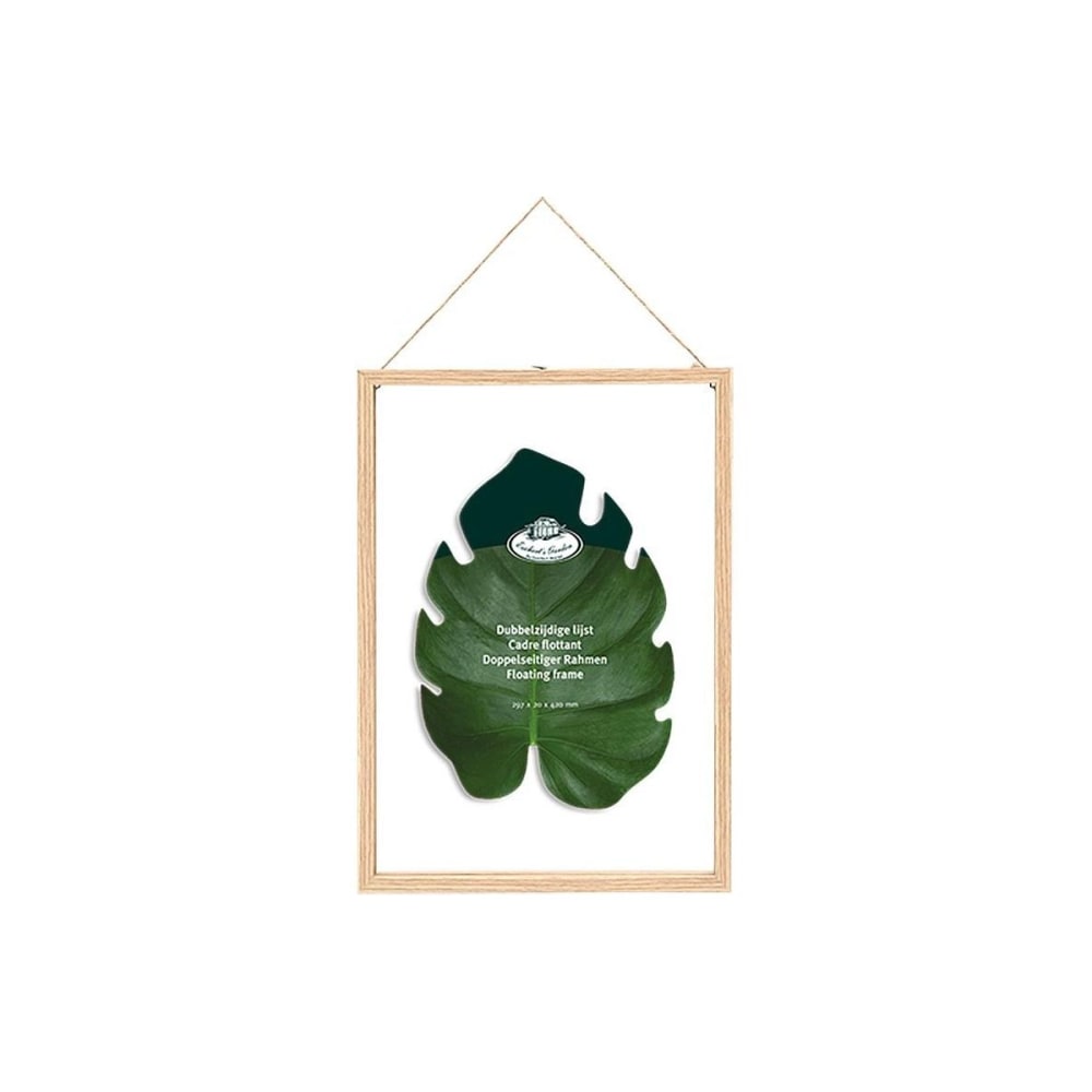 Cadre bois et verre pour feuille xl