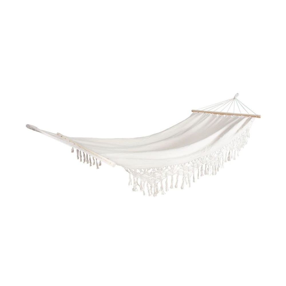 Hamac en coton et franges