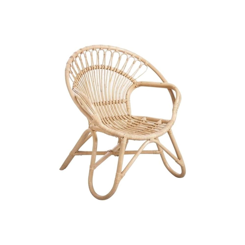 Fauteuil en rotin naturel tengah