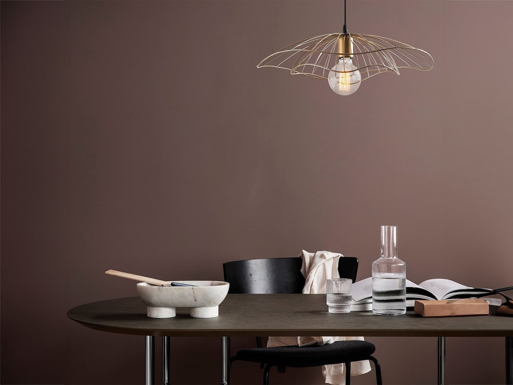 Draht-Pendelleuchte aus Metall D50 cm - Bronze - Maisons Du Monde