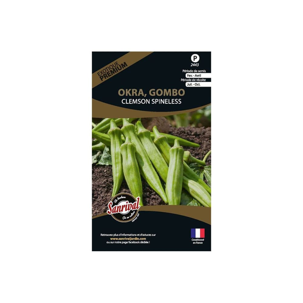 Graines potagères premium okra gombo