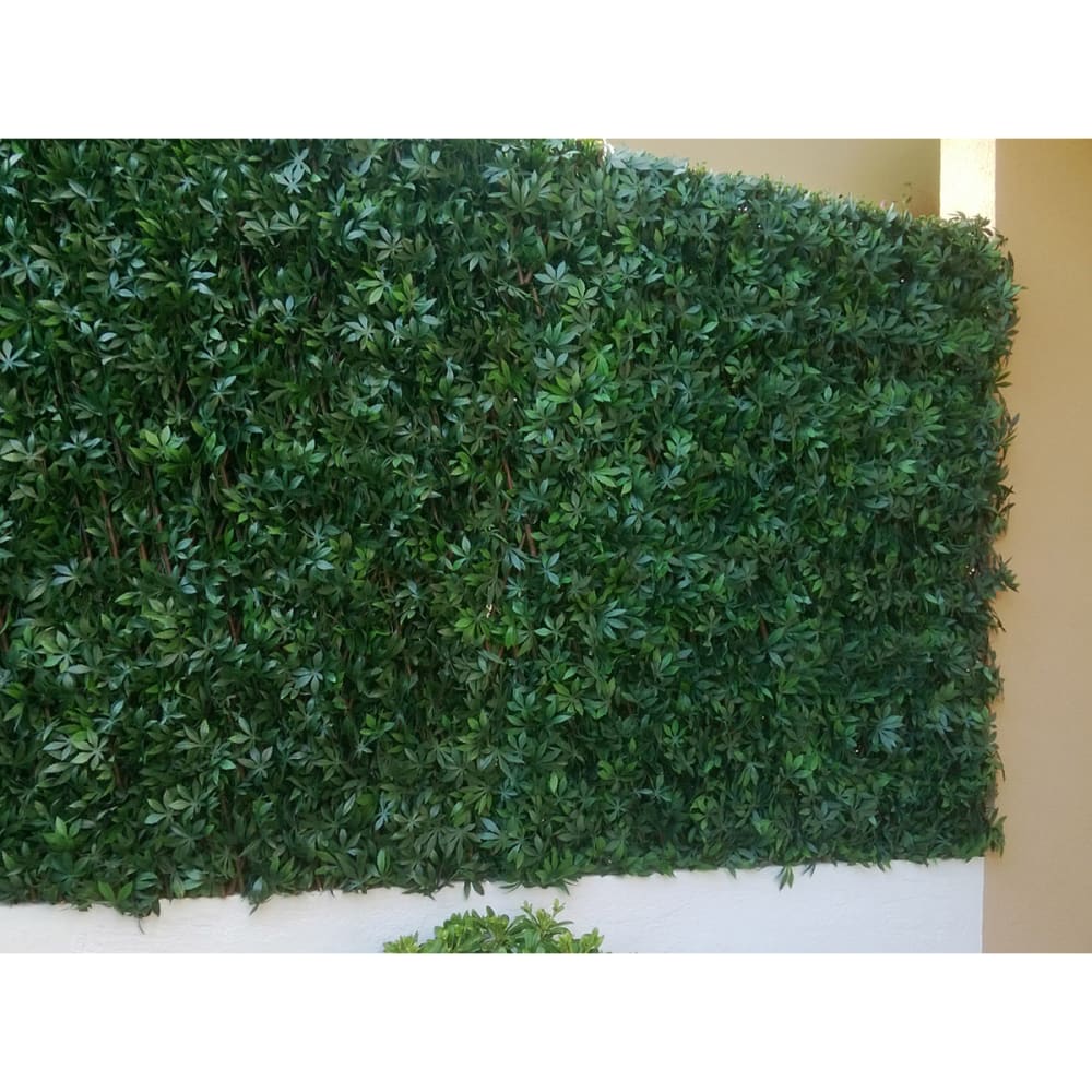 Treillis ''feuilles de vigne vertes'' jet7garden plastique vert 1mx 2 m