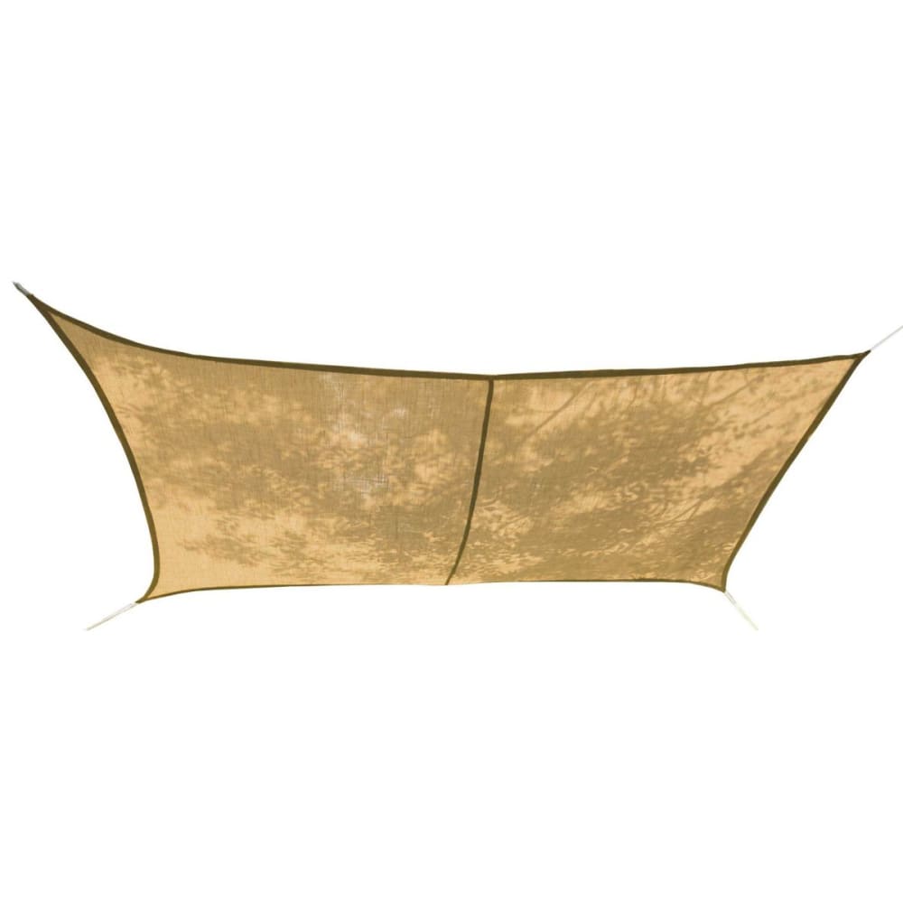Voile d'ombrage rectangulaire en jute 3 x 2 m