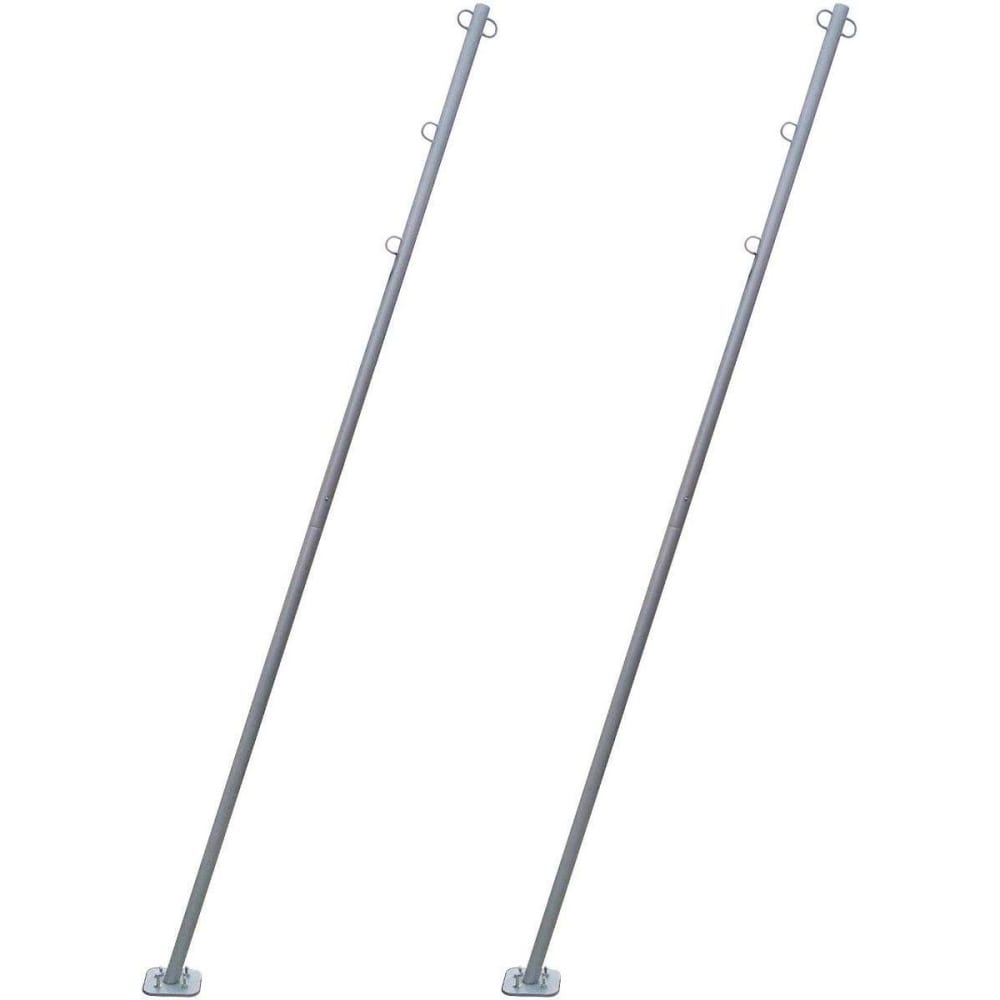 Mat incliné pour voile d'ombrage (lot de 2)