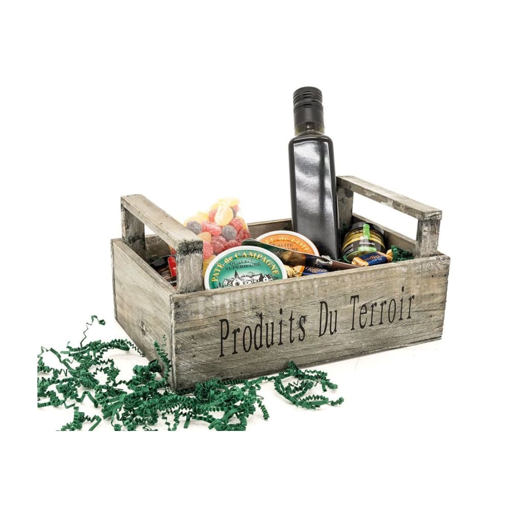 Caisse récolte produits du terroir