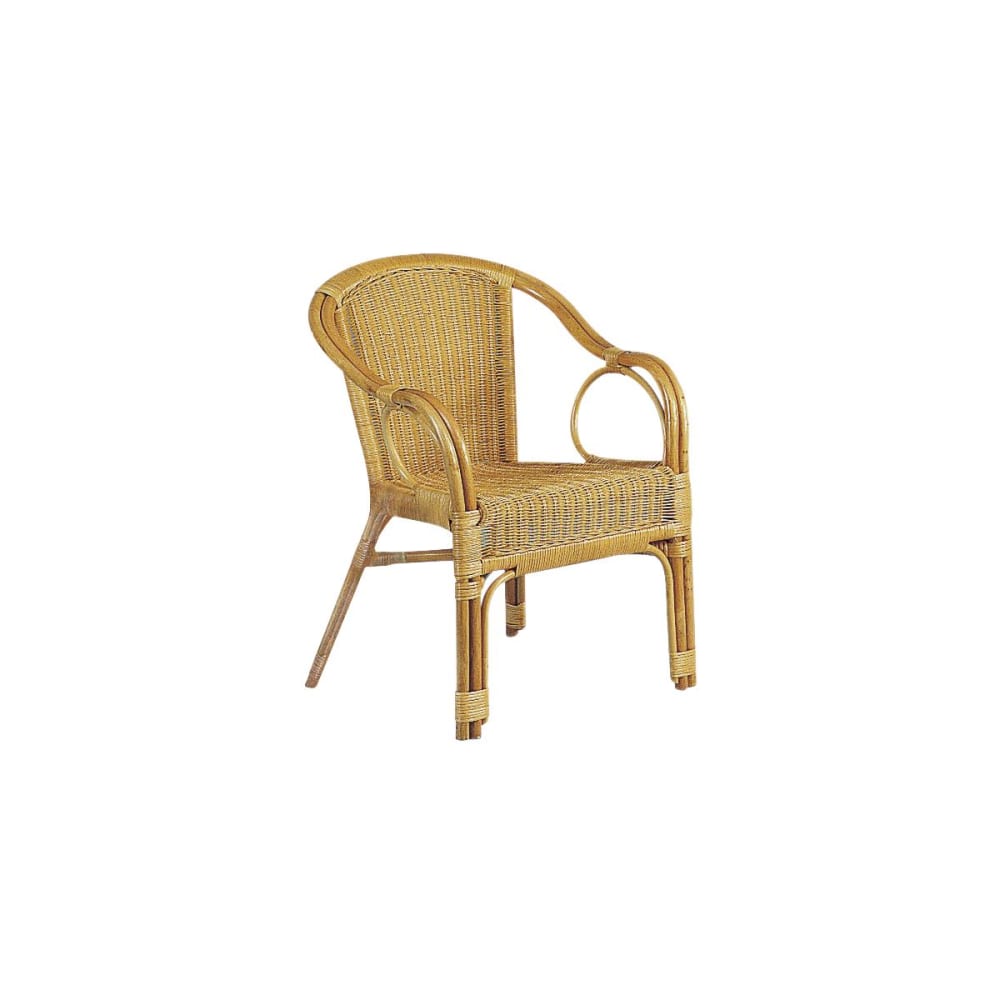 Fauteuil en moelle de rotin eden