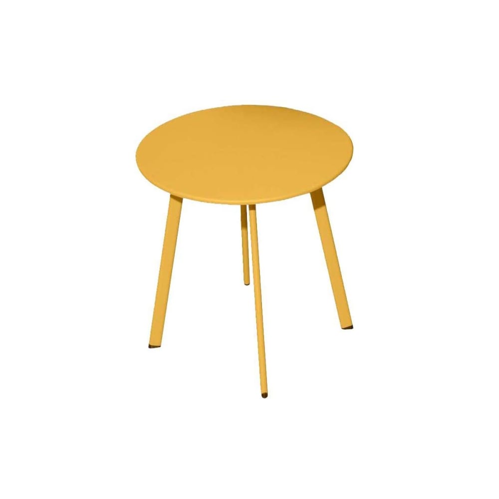 Table basse de jardin en acier massai 45 cm miel