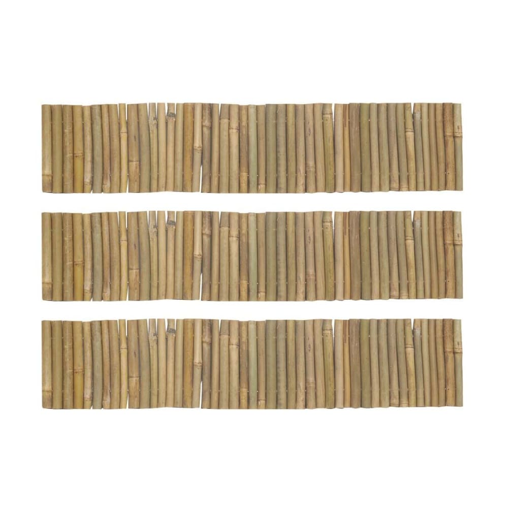 Bordure en bambou naturel lot de 3