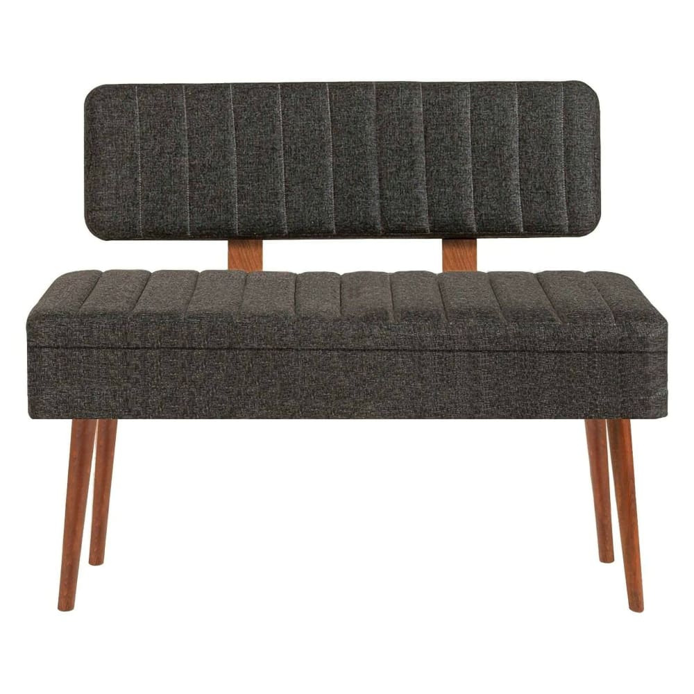 Banc en plastique noyer brun 105x40x85h cm Banc en plastique noyer brun 105x40x85h cm