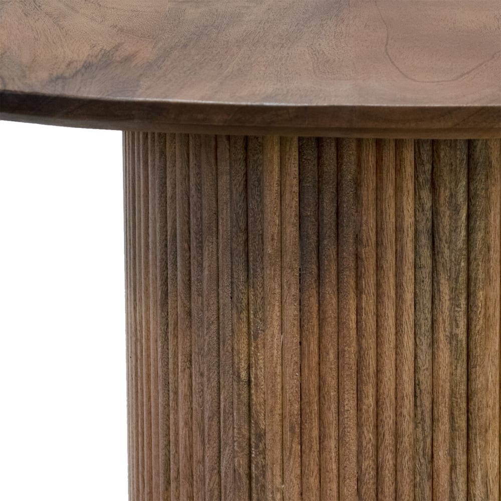 Giga Meubel Esstisch oval aus Mangoholz 240cm, braun - -