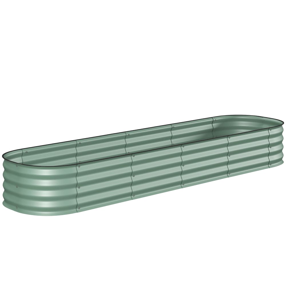 Jardinière surélevée carré potager acier modulable vert