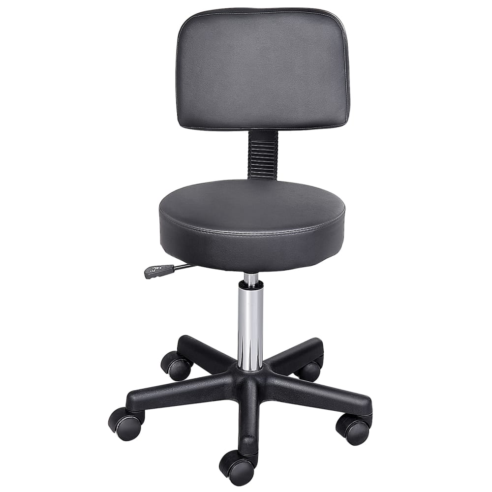 Tabouret massage a roulettes reglable en hauteur