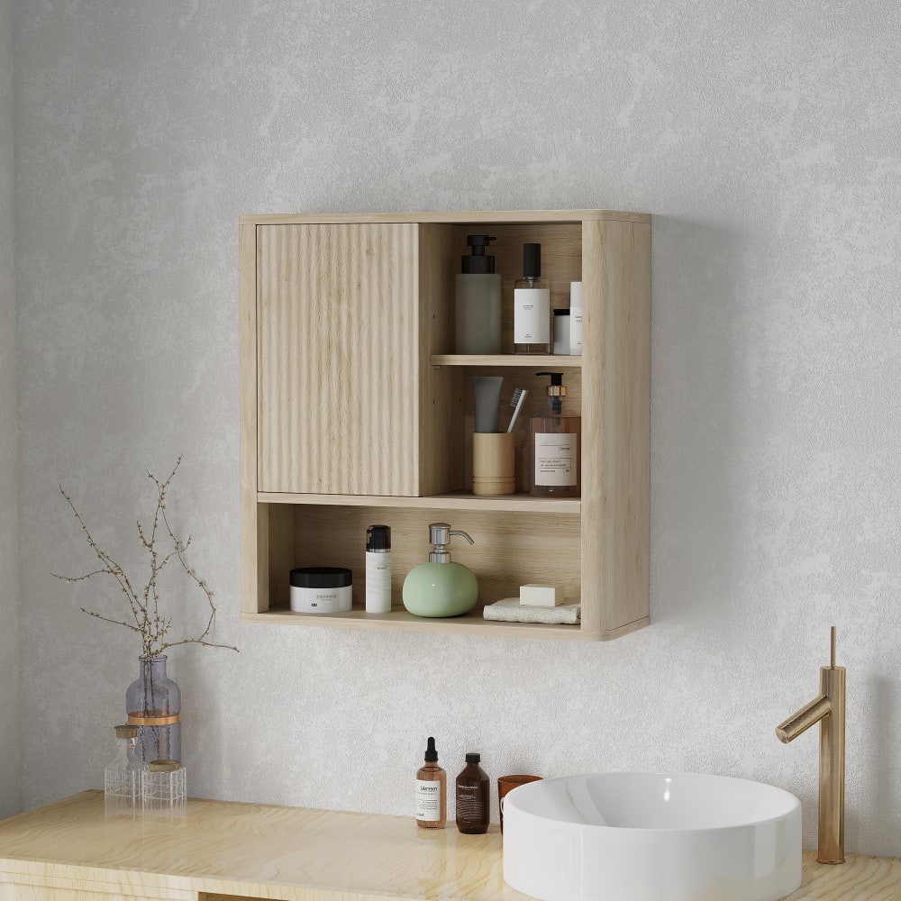 Wandschrank Schiebetür Naturholz - Maisons Du Monde
