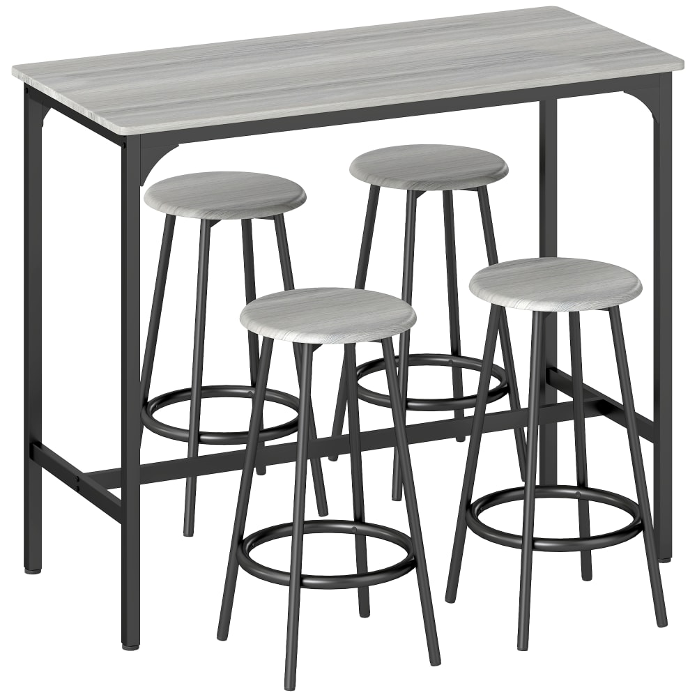 Ensemble table de bar - tabourets