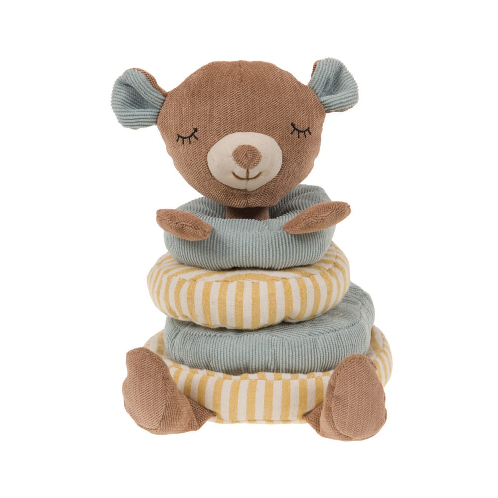 Amadeus - Ourson empilable multicolore en polyester