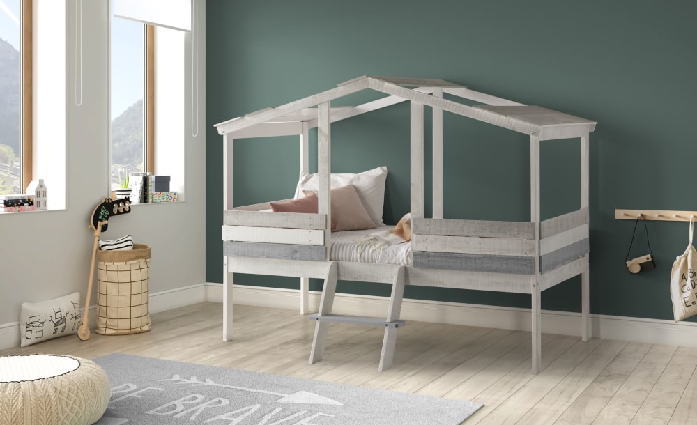 Lit style maison 206x165 cm