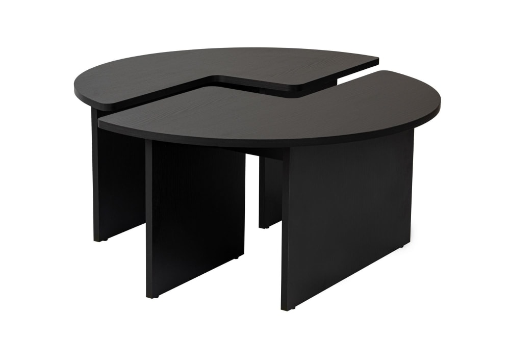 Table basse en bois marron 90 x 90 x 41 cm