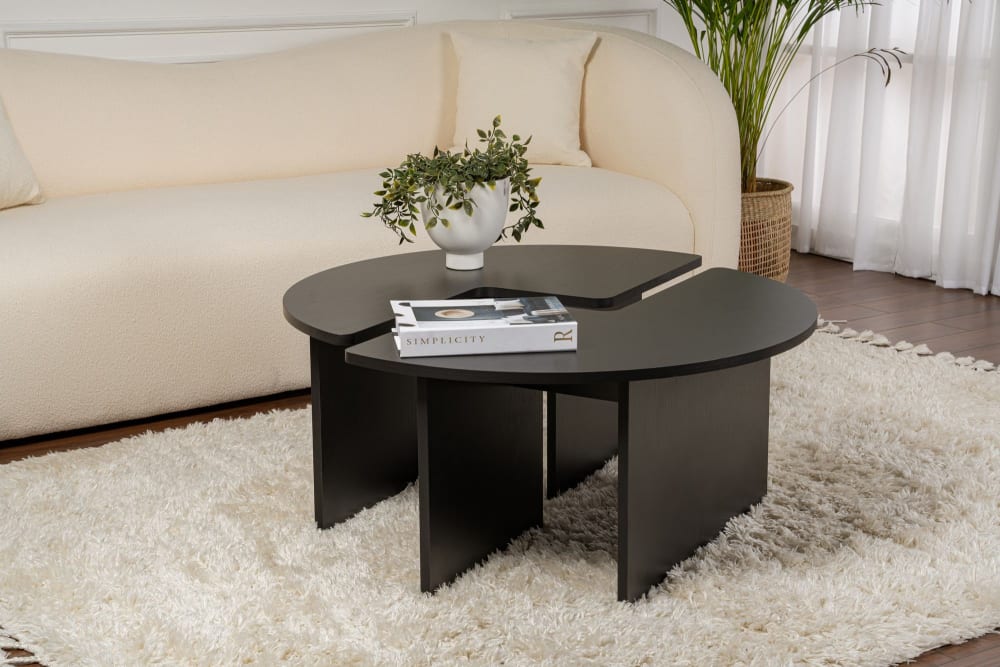Couchtisch aus  90 x 90 x 41 cm braun - Maisons Du Monde