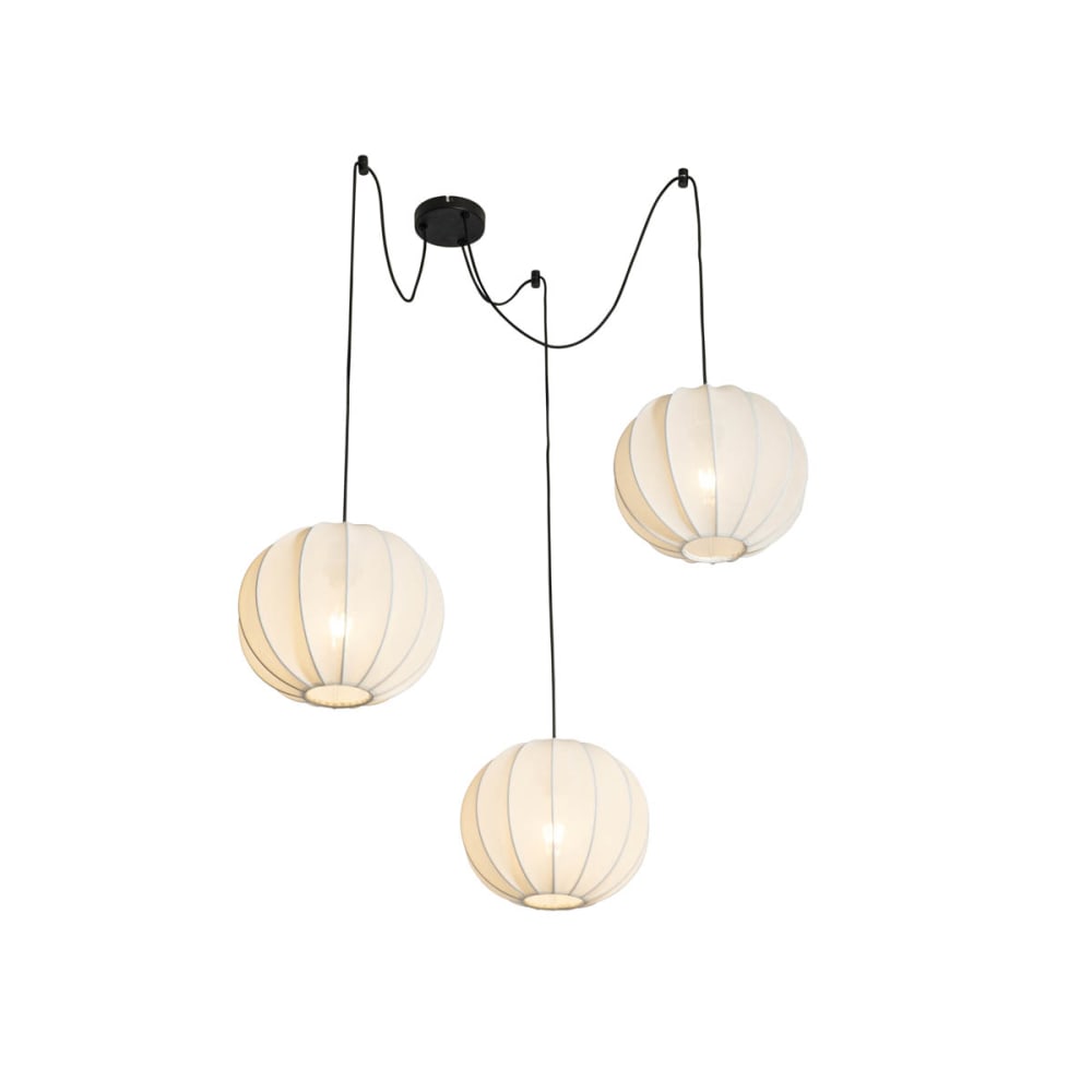 Suspension blanche 3 lumières — vue 4