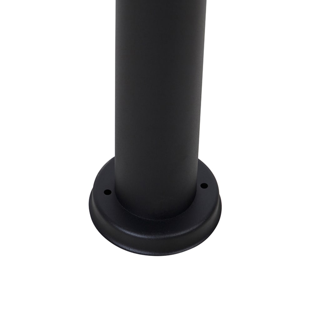Außenstehleuchte schwarz mit klarer Kugel 100 cm IP44 - Maisons