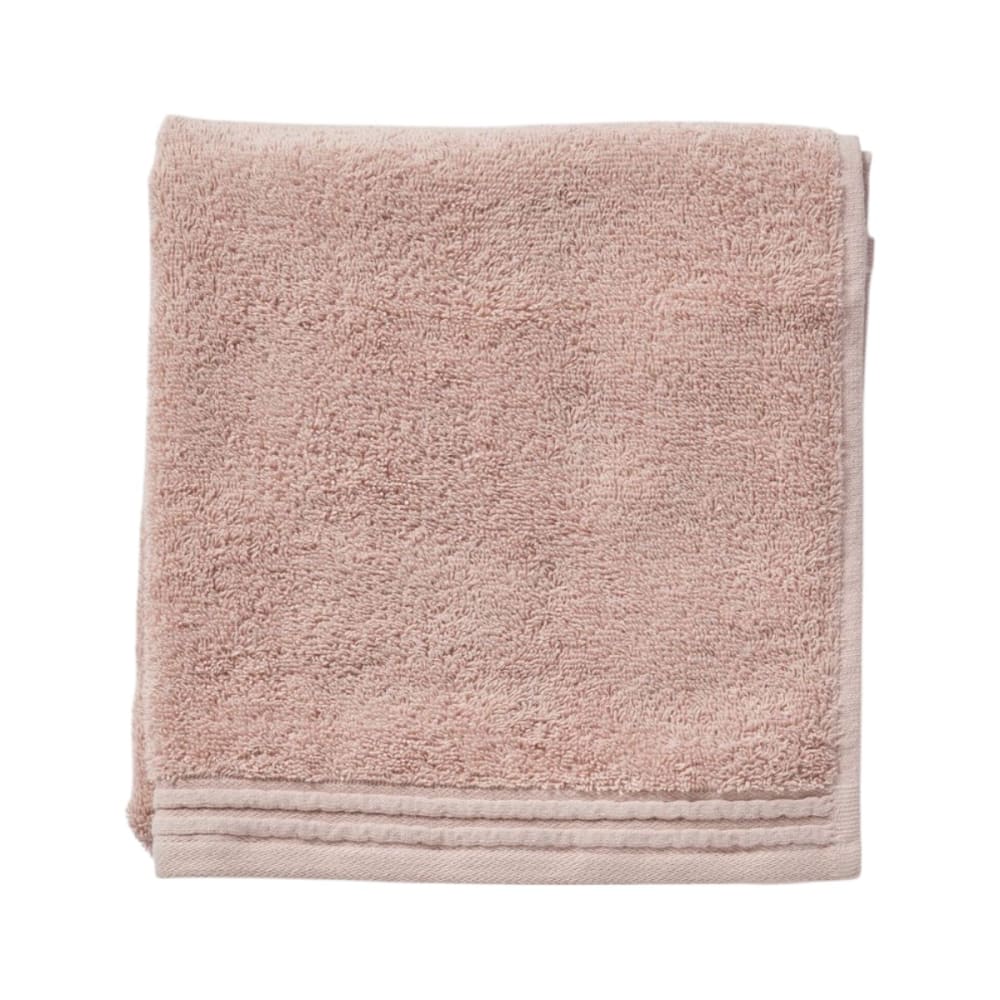 Serviette de toilette coton uni 50x80cm rose Serviette de toilette coton uni 50x80cm rose