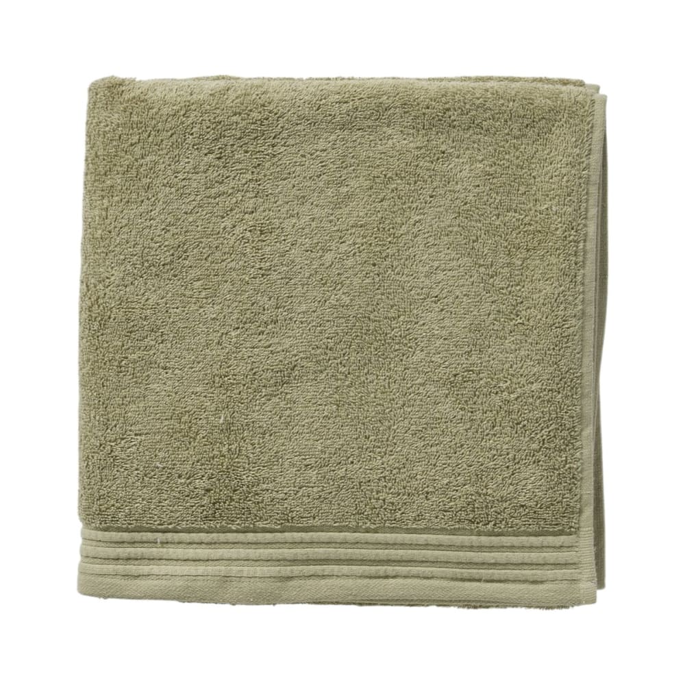 Drap de douche coton uni  65x130cm vert