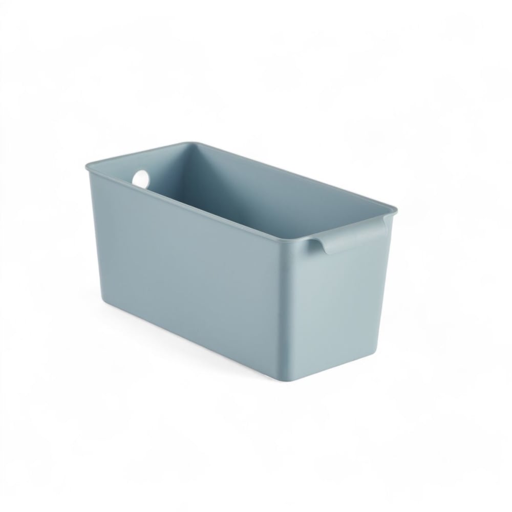 Panier de rangement plastique 28x13cm bleu Panier de rangement plastique 28x13cm bleu