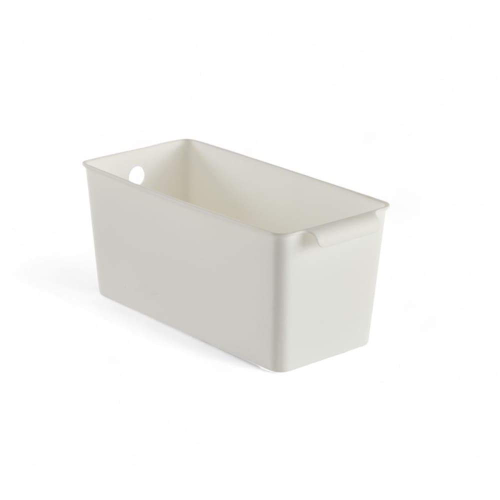 Panier de rangement plastique 28x13cm blanc Panier de rangement plastique 28x13cm blanc