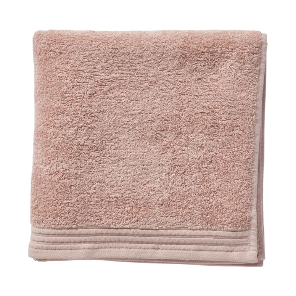 Drap de douche coton uni  65x130cm rose