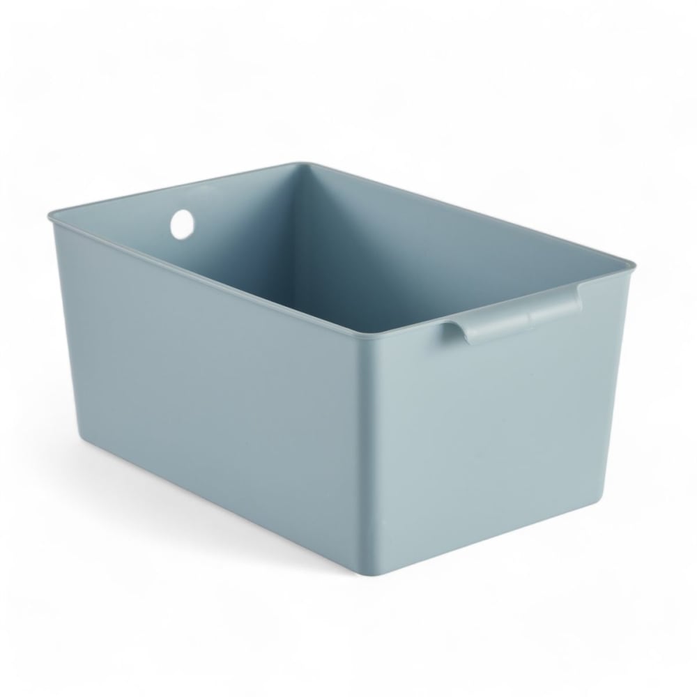 Panier de rangement plastique 34x15cm bleu Panier de rangement plastique 34x15cm bleu