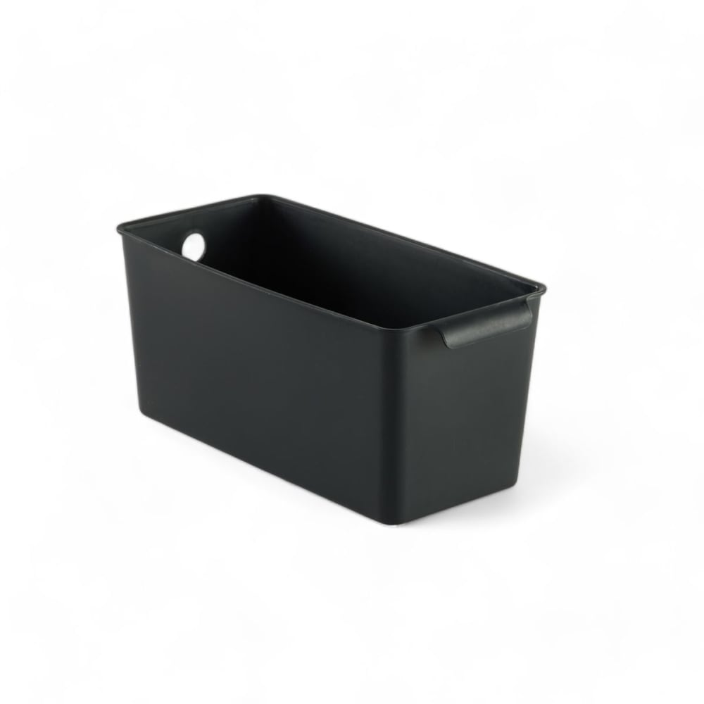 Panier de rangement plastique 28x13cm noir Panier de rangement plastique 28x13cm noir