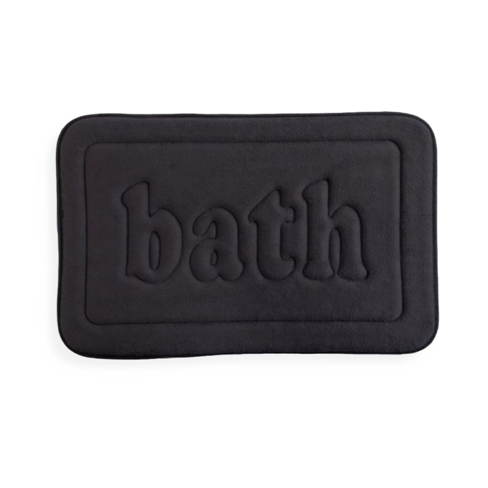 Tapis de bain mémoire de forme  40x60cm Noir