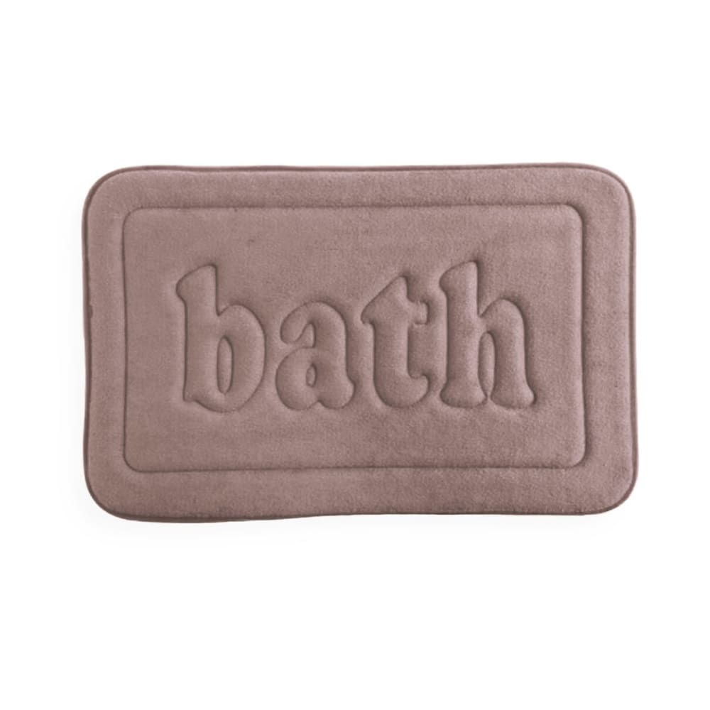 Tapis de bain mémoire de forme  40x60cm rose