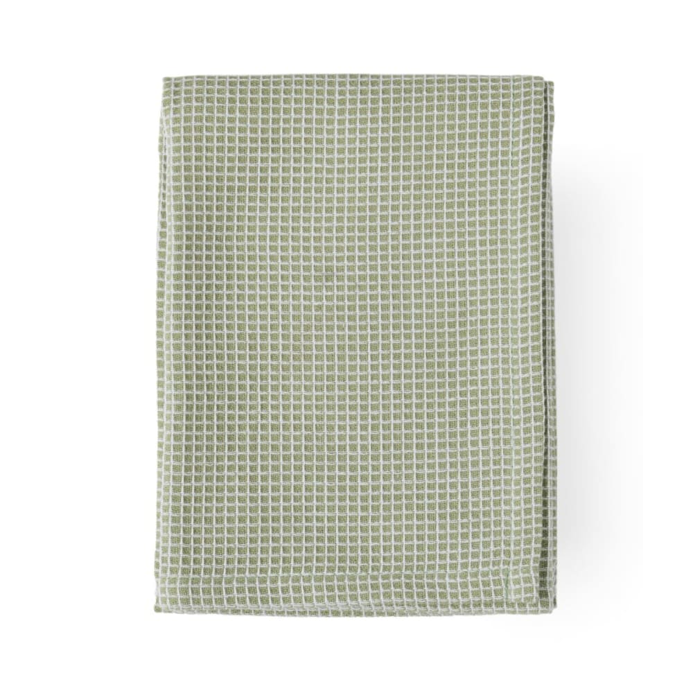 Lot de 2 torchons vaisselle en coton  50x70cm Vert