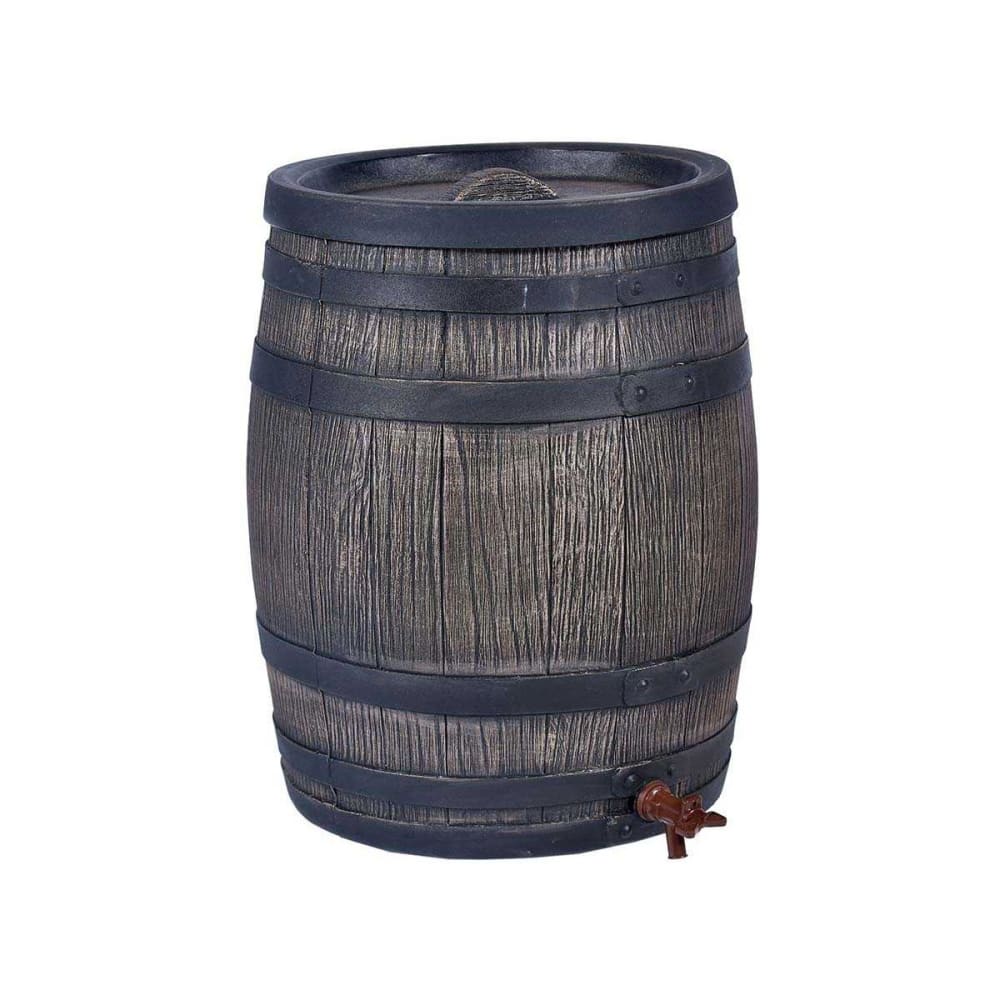 Récupérateur d'eau de pluie en polyéthylène avec support barrel 50 lit