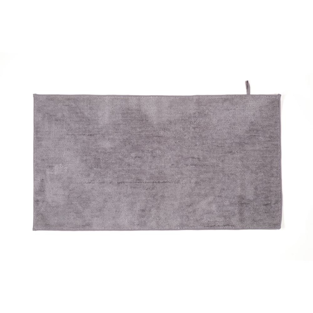 Tapis tufté uni 70x130 cm gris clair