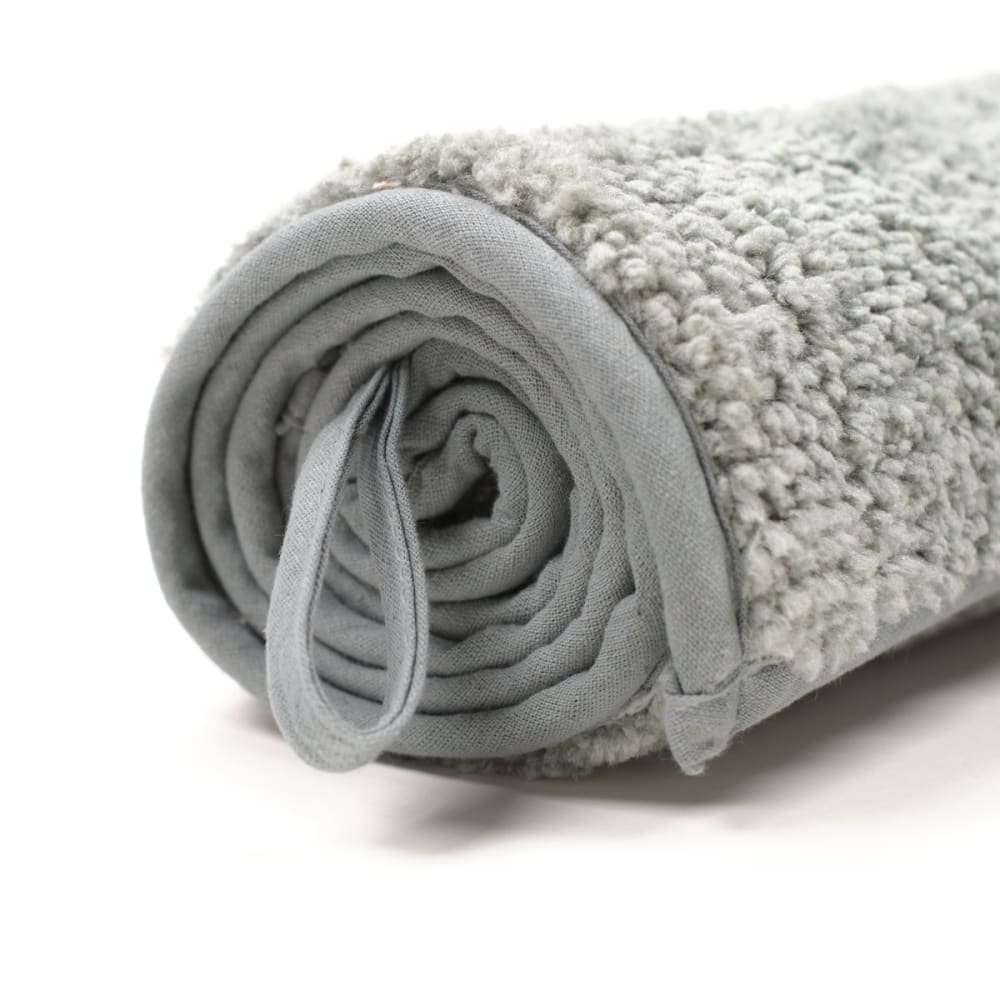 Tapis tufté uni 90x150 cm bleu céladon — vue 3