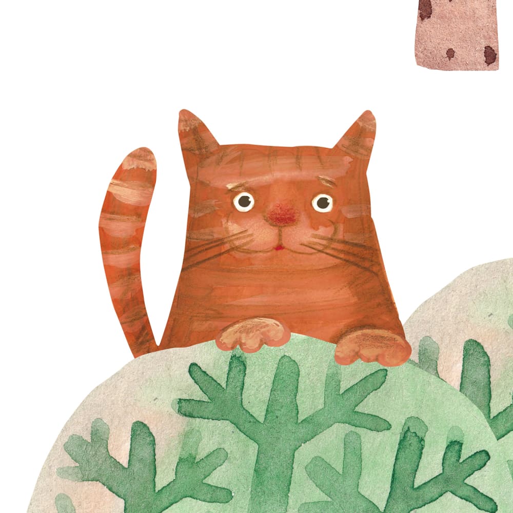Tapete im Panorama ...Und Katzen - Maisons Du Monde